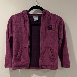 Girls Carhartt Purple Hooded Jacket